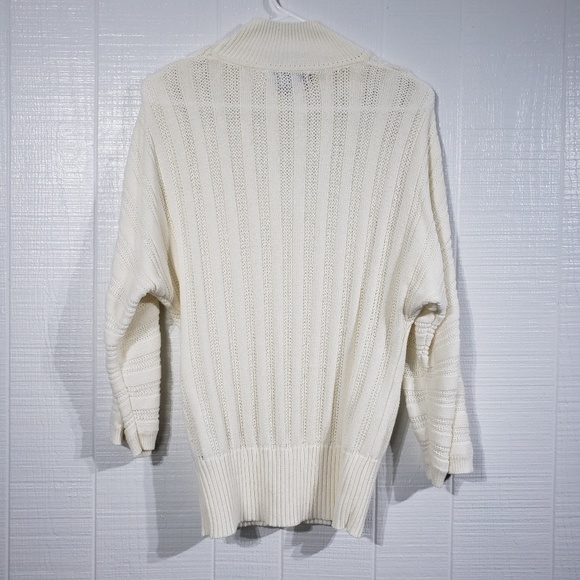 RXB Mock Neck Oversized Button Detail Sweater F5 - Picture 4 of 4